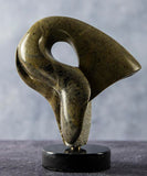 " Fish Tale " Wyoming Alabaster Sculpture