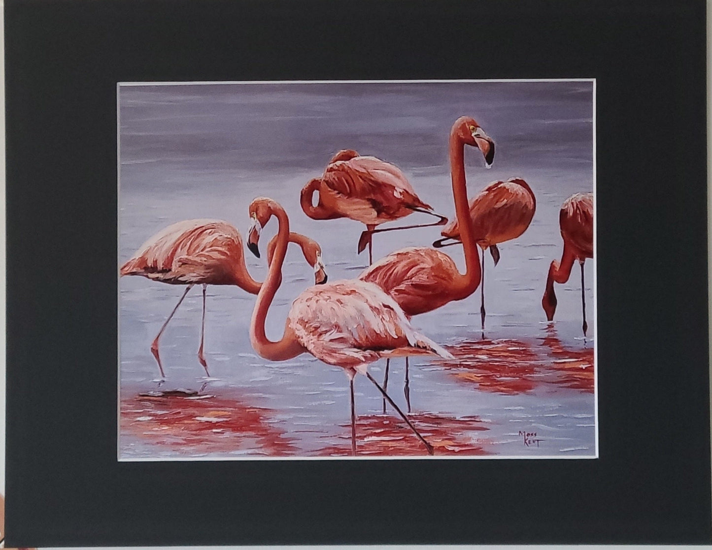 " Flamboyance " Flamingo Matted Print