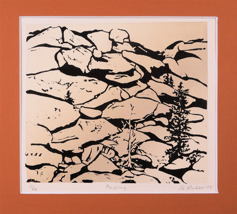 " Passing "  Vedauwoo Rock Formations Relief Print