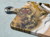 " Texas Star " Cheese Board With Handle