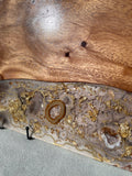 Handmade Natural English Walnut And Resin Charcuterie Board Platter