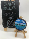 " Lake Owen " Original Wood Slice Ornament