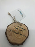 " Lake Owen " Original Wood Slice Ornament