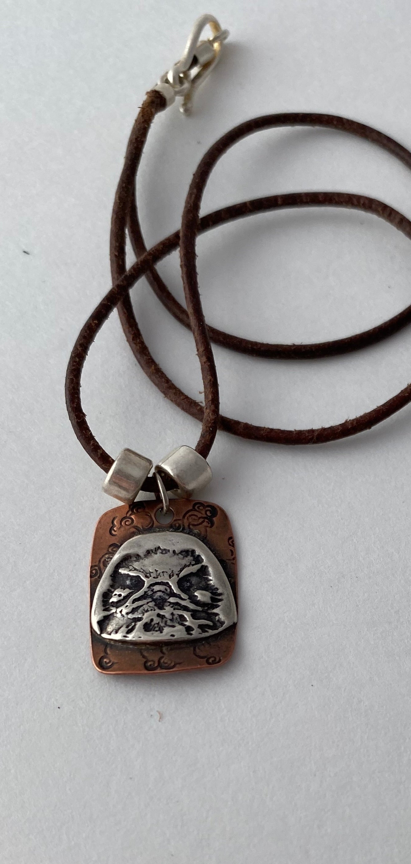 Prairie Falcon Face Necklace