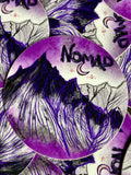 Small Vinyl Purple " Nomad " Sticker