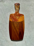 Artisan Walnut Cheese Board With Resin Paddle Handle