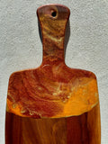 Artisan Walnut Cheese Board With Resin Paddle Handle