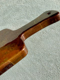Artisan Walnut Cheese Board With Resin Paddle Handle