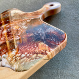 Artisan Maple Cheese Board Resin Art Handle