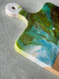 Artisan Maple Cheese Board Resin Handle