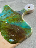 Artisan Maple Cheese Board Resin Handle