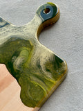 Artisan Maple Cheese Board, Resin Handle