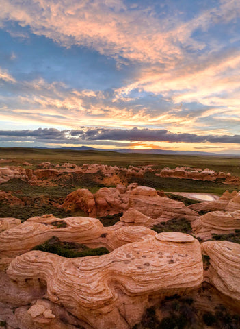 " Sand Creek Formations " Lustre Print