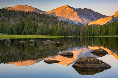 " Diamond Lake Sunset " Luster Print