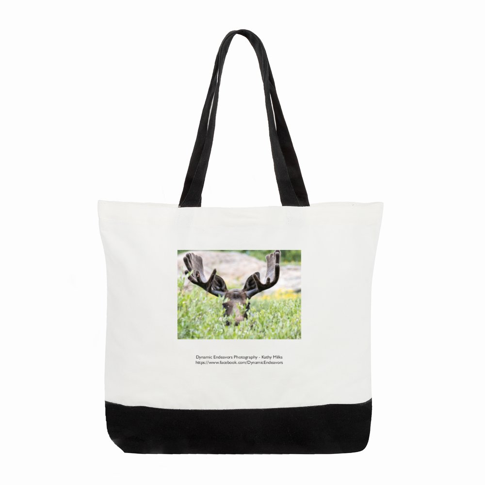 Shiras Moose Canvas Tote Bag