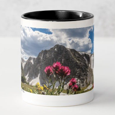 Coffee or tea mug from Photographer, Kathleen Milks, photography of Snowy Range Mountains, Medicine Bow National Forest, Wyoming