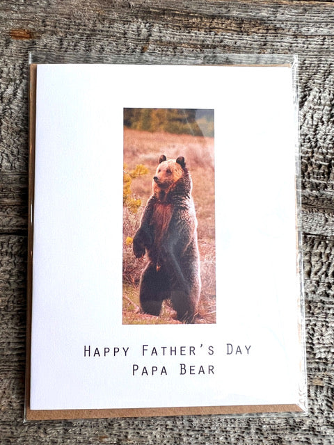Greeting Card- "Happy Father's Day Papa Bear"