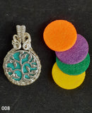 Wired Wrapped Essential Oil Tree Necklace