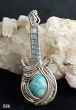 Turquoise and Kyanite Necklace