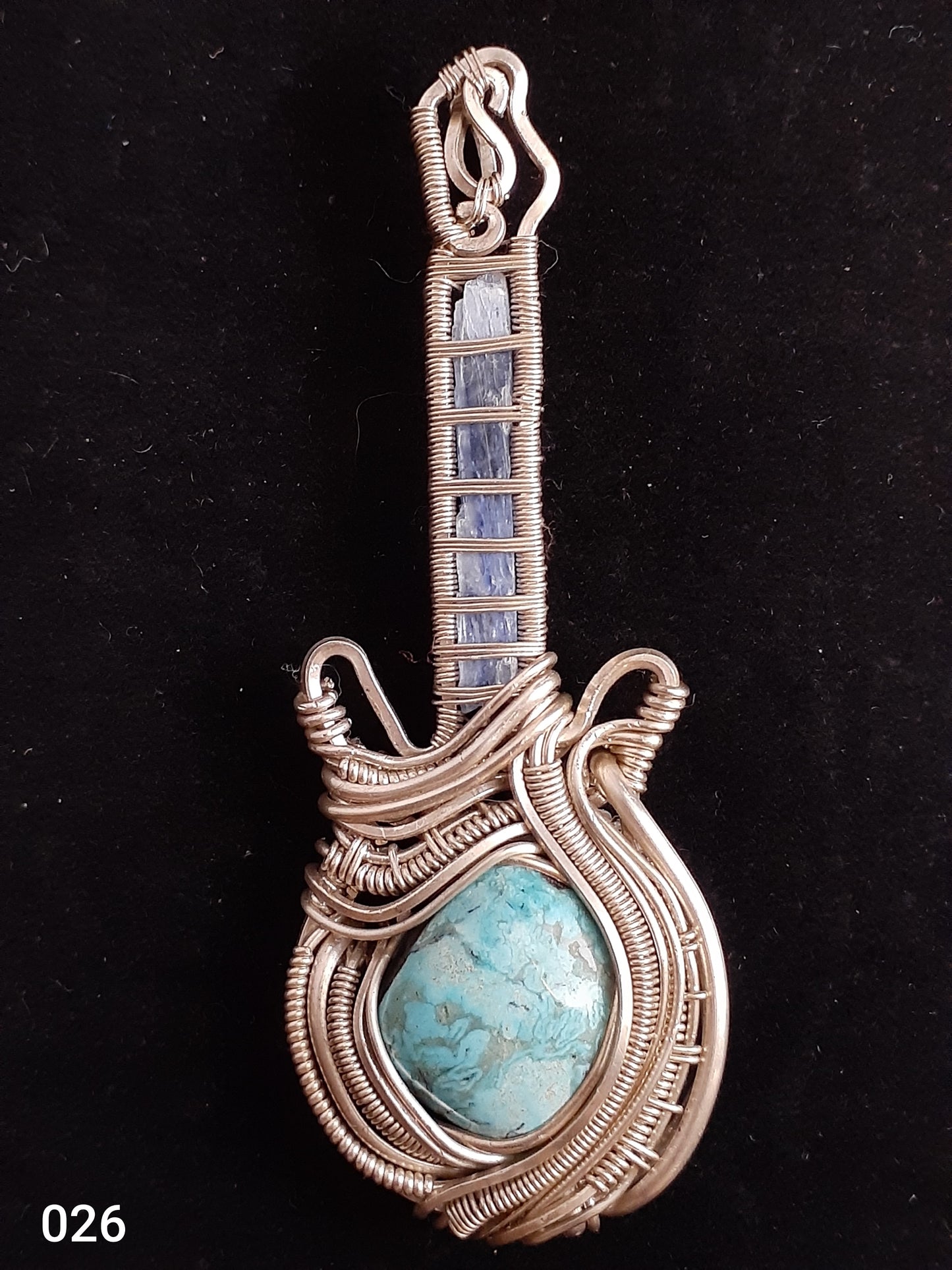 Turquoise and Kyanite Necklace