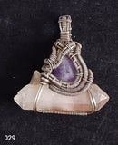 Double Terminated Amethyst A-Frame Necklace