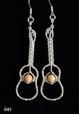 Essential Oil Guitar Earrings
