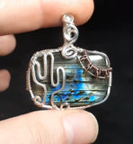 Labradorite Desert Scape Necklace