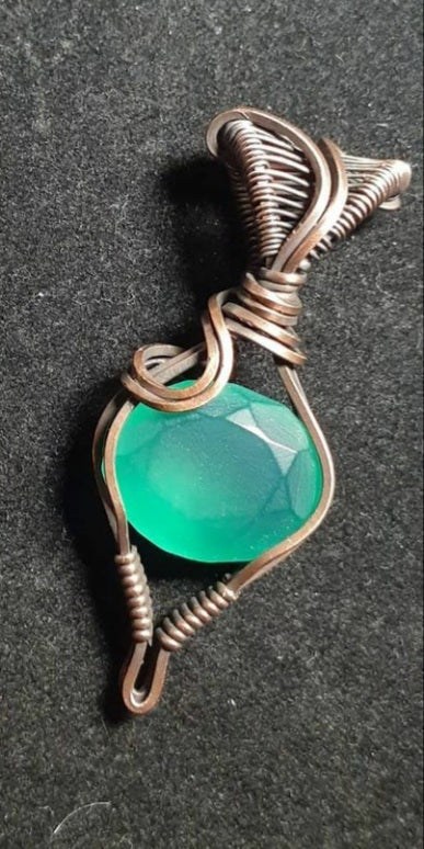 Green Onyx Micro Pendent