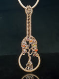 Autumn Colored Tree Of Life Guitar Pendent