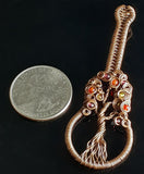 Autumn Colored Tree Of Life Guitar Pendent