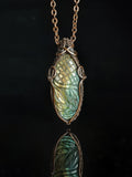 Carved Labradorite Pendent