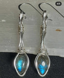 Labradorite Teardrop Earrings