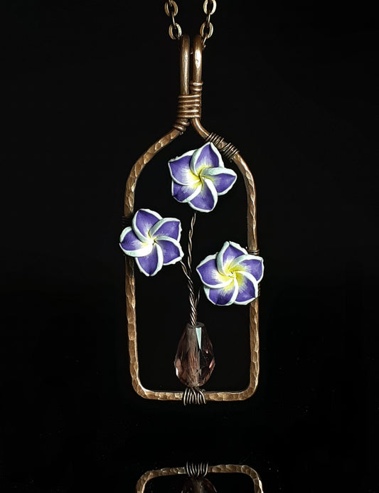 Plumeria Bouquet Pendant