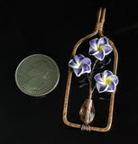 Plumeria Bouquet Pendant