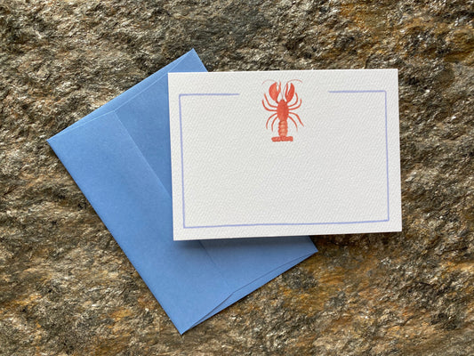" Lobster " Boxed Set of 10 Cards