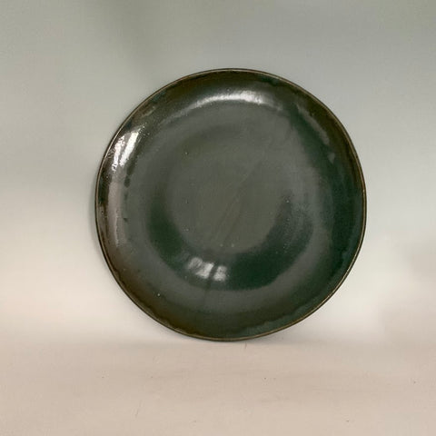 Green Glaze 14" Stoneware Platter
