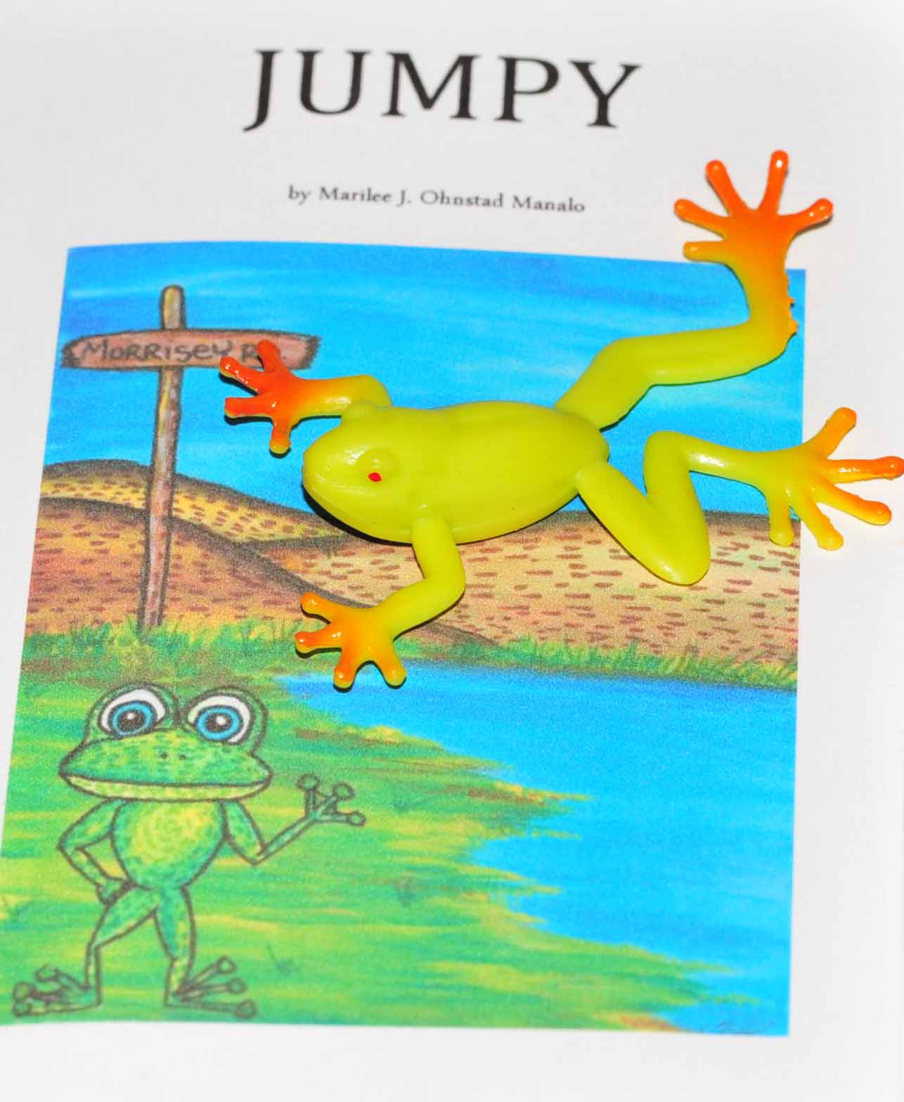 Jumpy-A Book With Frog Toy and Envelope