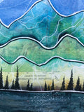 " Cottonwood Peak " Matted Print