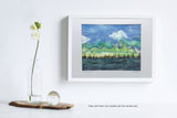 " Cottonwood Peak " Matted Print