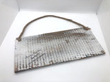 Mixed media painting on wood panel by Wyoming Artist, Nancy Marlatt. The back has felt corners  The back is white washed  Jute string is attached on the backside for wall display  Sealed with an acrylic Satin finish