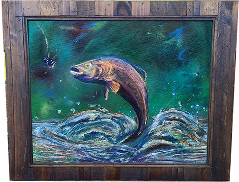 " Over The Rainbow " Framed Giclee Print