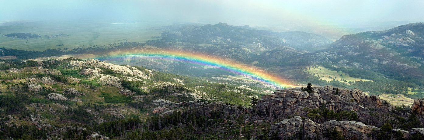 View From the Black Mountain Fire Lookout I Print 38 x 13