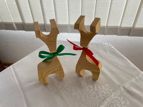 Recycled Wood Reindeer