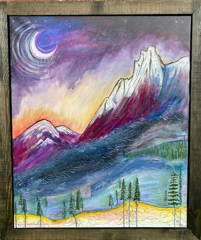 " Rooted Energy " Original Mixed Media