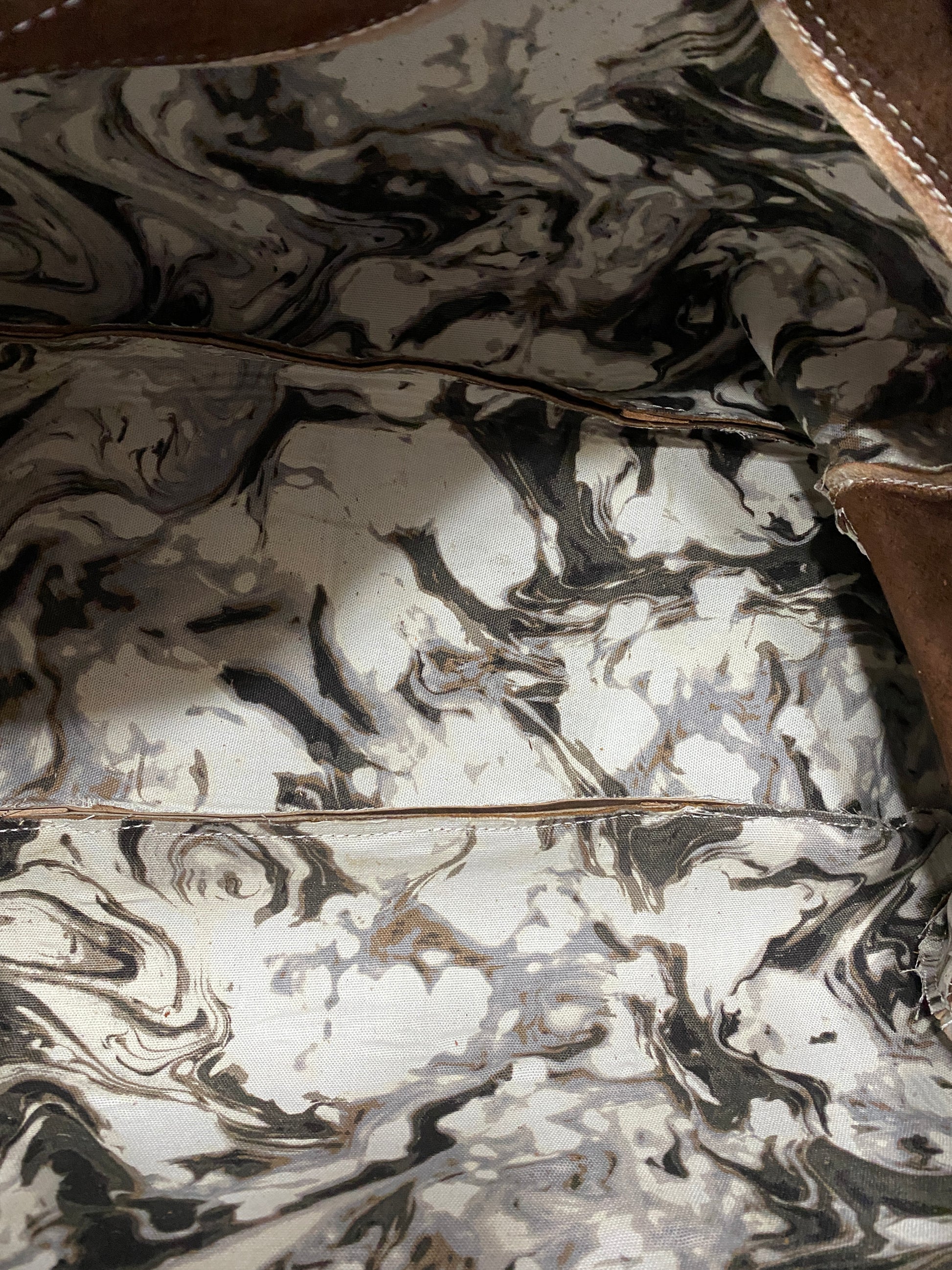 black and white marbled fabric 