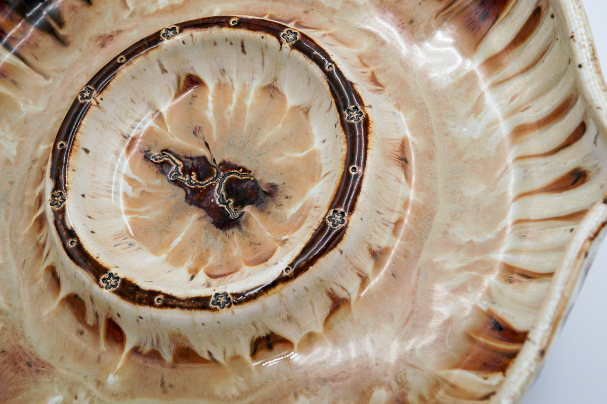 Bison Chip And Dip Bowl Works of Wyoming Gift n Gallery