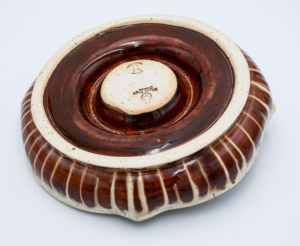 Bison Chip And Dip Bowl Works of Wyoming Gift n Gallery