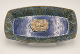 Horse " Buckle " Stoneware Serving Dish