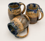 Hand Thrown Large Bison And Stars Mug