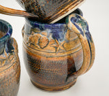 Hand Thrown Large Bison And Stars Mug